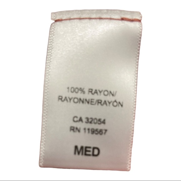 Rachel Pally smocked bell sleeves mini dress new no tag. Size medium rayon - Picture 7 of 8